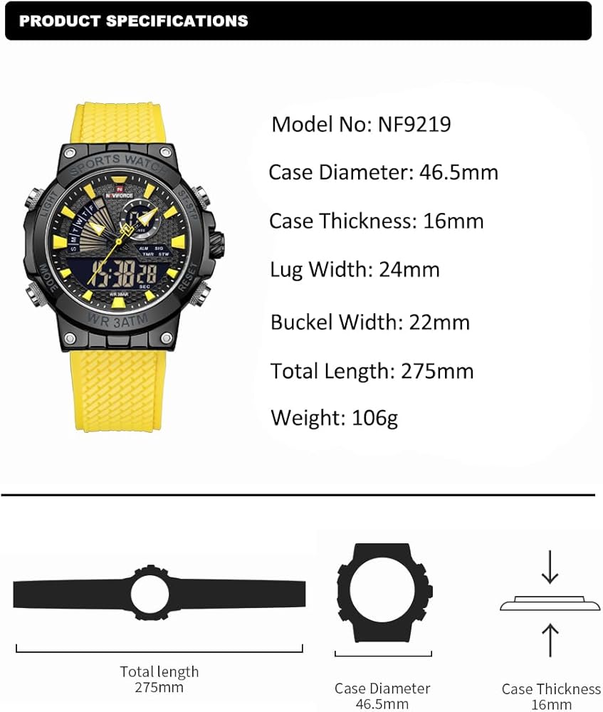 ساعت مچی مردانه نیوی فورس NF0043 naviforce