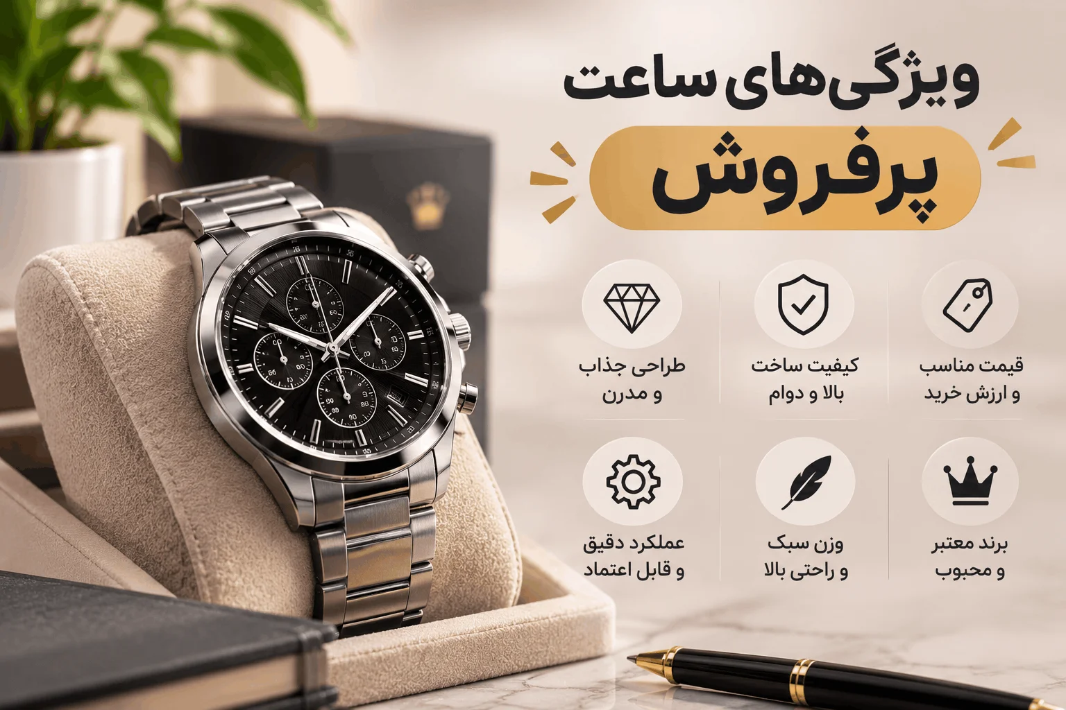 %پرفروش ترین ساعت مچی مردانه چه ویژگی های دارد% %پرفروش ترین ساعت مچی مردانه چه ویژگی های دارد%